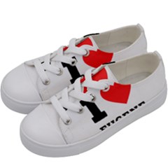 I Love Eugene Kids  Low Top Canvas Sneakers by ilovewhateva