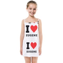 I Love Eugene Kids  Summer Sun Dress by ilovewhateva