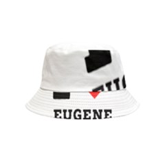 I Love Eugene Inside Out Bucket Hat (kids) by ilovewhateva