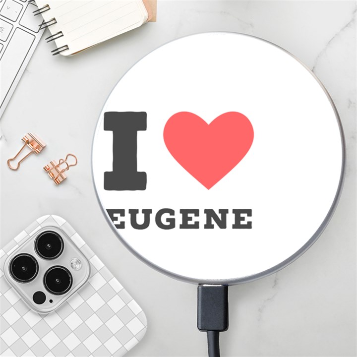 I love eugene Wireless Fast Charger(White)