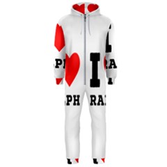 I Love Ralph Hooded Jumpsuit (men) by ilovewhateva