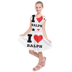 I Love Ralph Kids  Short Sleeve Dress by ilovewhateva