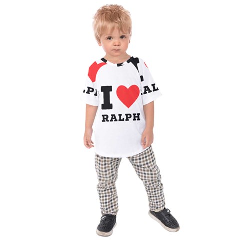 I Love Ralph Kids  Raglan Tee by ilovewhateva