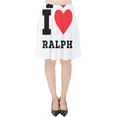 I Love Ralph Velvet High Waist Skirt by ilovewhateva