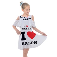 I Love Ralph Kids  Shoulder Cutout Chiffon Dress by ilovewhateva