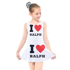 I Love Ralph Kids  Skater Dress Swimsuit by ilovewhateva