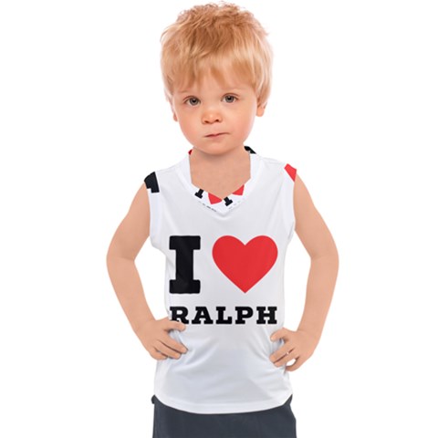 I Love Ralph Kids  Sport Tank Top by ilovewhateva