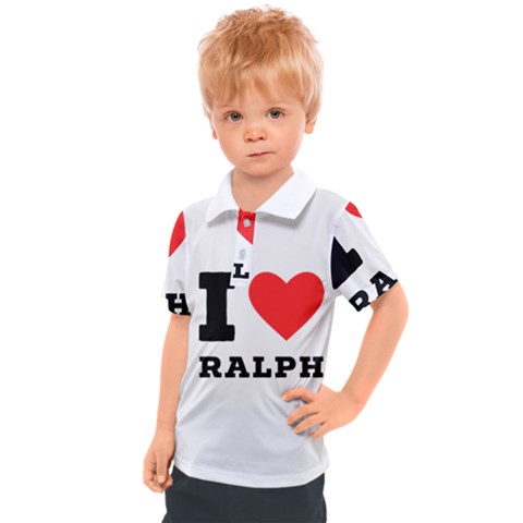 I Love Ralph Kids  Polo Tee by ilovewhateva