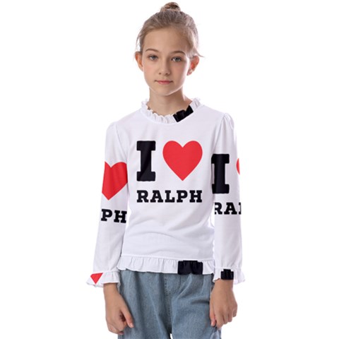 I Love Ralph Kids  Frill Detail Tee by ilovewhateva