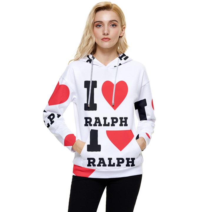 I love ralph Women s Lightweight Drawstring Hoodie