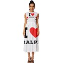 I love ralph Sleeveless Round Neck Midi Dress View1