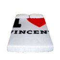 I love Vincent  Fitted Sheet (Full/ Double Size) View1