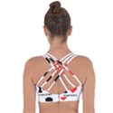 I love Vincent  Cross String Back Sports Bra View2