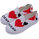 I love Vincent  Kids  Canvas Slip Ons View2