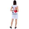 I love Vincent  Racer Back Hoodie Dress View2