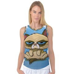 Grumpy Cat Women s Basketball Tank Top