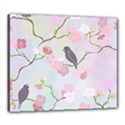 Birds Blossom Seamless Pattern Canvas 24  x 20  (Stretched) View1