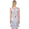 Birds Blossom Seamless Pattern Sleeveless Satin Nightdress View2