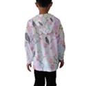 Birds Blossom Seamless Pattern Kids  Hooded Windbreaker View2