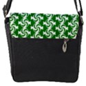 Candy Illustration Pattern Flap Closure Messenger Bag (S) View1