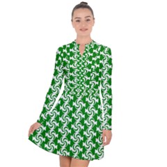 Candy Illustration Pattern Long Sleeve Panel Dress by GardenOfOphir