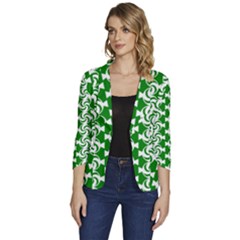 Candy Illustration Pattern Women s One-button 3/4 Sleeve Short Jacket by GardenOfOphir