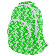 Candy Illustration Pattern Rounded Multi Pocket Backpack by GardenOfOphir