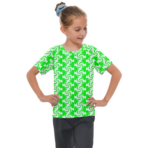 Candy Illustration Pattern Kids  Mesh Piece Tee by GardenOfOphir