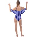 Candy Illustration Pattern Drape Piece Swimsuit View2