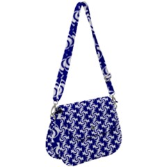 Candy Illustration Pattern Saddle Handbag