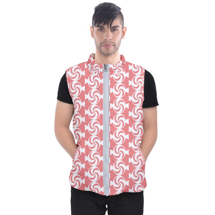 Candy Illustration Pattern Men s Puffer Vest