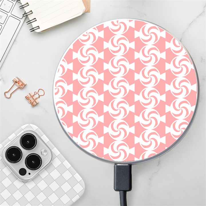 Candy Illustration Pattern Wireless Fast Charger(White)