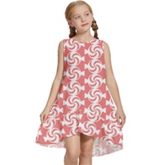 Candy Illustration Pattern Kids  Frill Swing Dress by GardenOfOphir