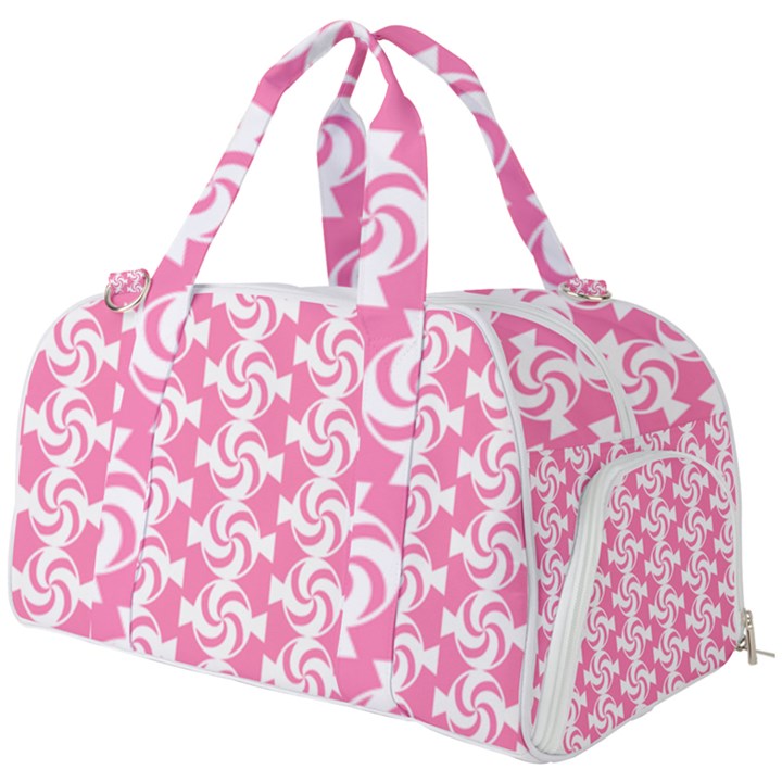 Cute Candy Illustration Pattern For Kids And Kids At Heart Burner Gym Duffel Bag