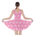 Pink Gerbera Daisy Vector Tile Pattern Skater Dress View2