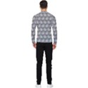 Gerbera Daisy Vector Tile Pattern Men s Long Sleeve Rash Guard View2