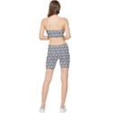 Gerbera Daisy Vector Tile Pattern Stretch Shorts and Tube Top Set View2