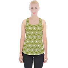 Gerbera Daisy Vector Tile Pattern Piece Up Tank Top by GardenOfOphir