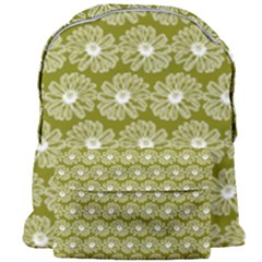 Gerbera Daisy Vector Tile Pattern Giant Full Print Backpack by GardenOfOphir