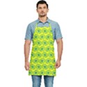 Gerbera Daisy Vector Tile Pattern Kitchen Apron View1