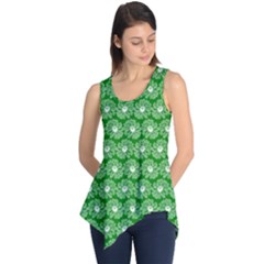 Gerbera Daisy Vector Tile Pattern Sleeveless Tunic by GardenOfOphir