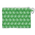 Gerbera Daisy Vector Tile Pattern Canvas Cosmetic Bag (XL) View2