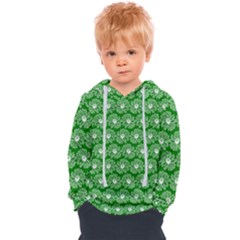 Gerbera Daisy Vector Tile Pattern Kids  Overhead Hoodie by GardenOfOphir