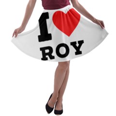 I Love Roy A-line Skater Skirt by ilovewhateva