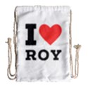 I love roy Drawstring Bag (Large) View2