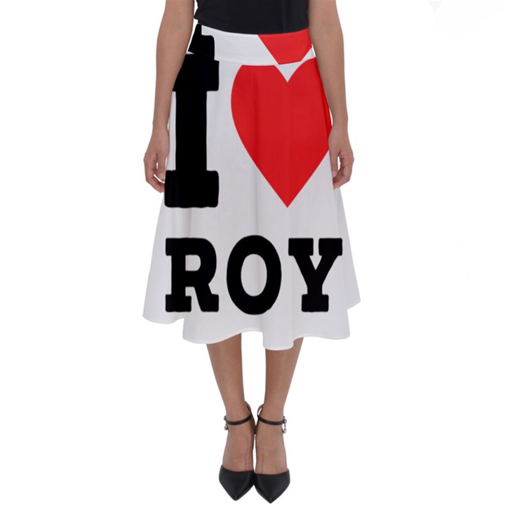 I love roy Perfect Length Midi Skirt