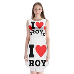 I Love Roy Sleeveless Chiffon Dress   by ilovewhateva