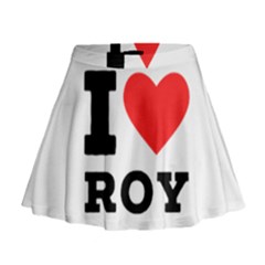 I Love Roy Mini Flare Skirt by ilovewhateva