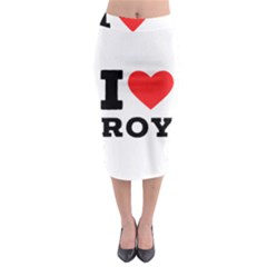 I Love Roy Midi Pencil Skirt by ilovewhateva