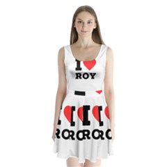 I Love Roy Split Back Mini Dress  by ilovewhateva